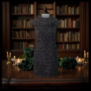 Stylish Fitted Wool Dress